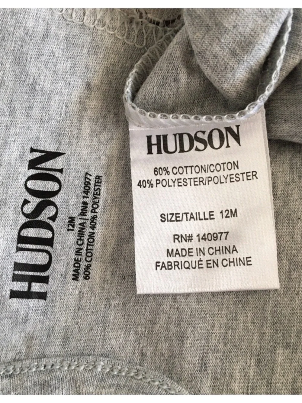 Hudson Baby Girls 2-Piece Lace Flutter Top & Shorts Set Gray/Pink Size 12M